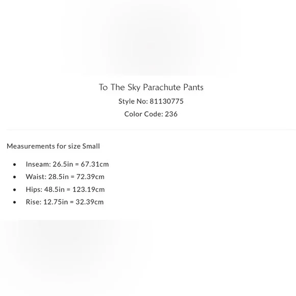 NWOT Free People S To the Sky Parachute 🪂 Pants in Tangerine Orange New $78 - Picture 7 of 8